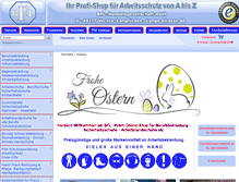 Tablet Screenshot of bfl-versand.de